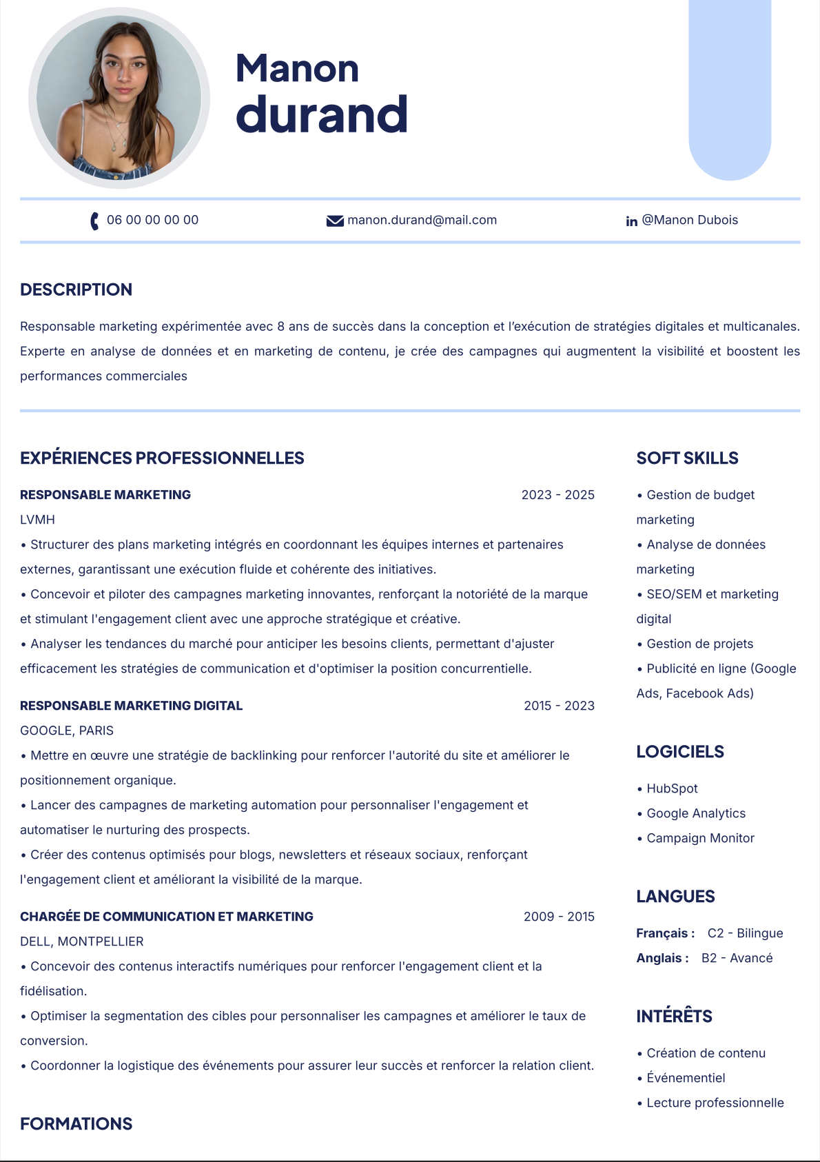 CV Template 3